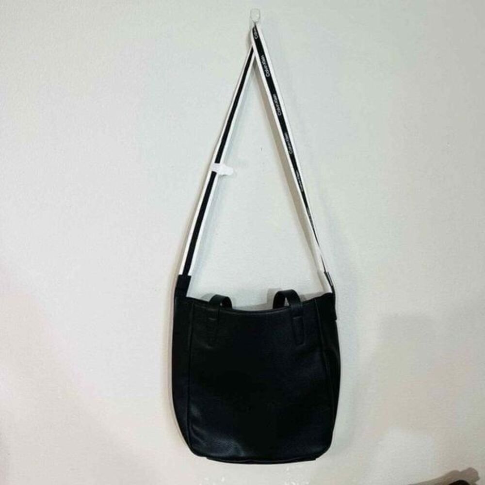 Calvin Klein Black Tote Bag with Logo straps